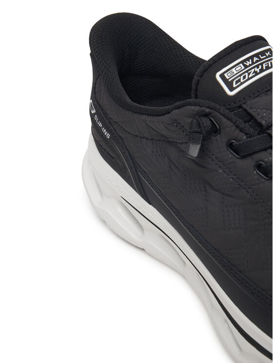 Skechers Skechers Снікерcи GO WALK Glide-Step 2.0 - Cozy Fit Walker 217035/BKW Чорний