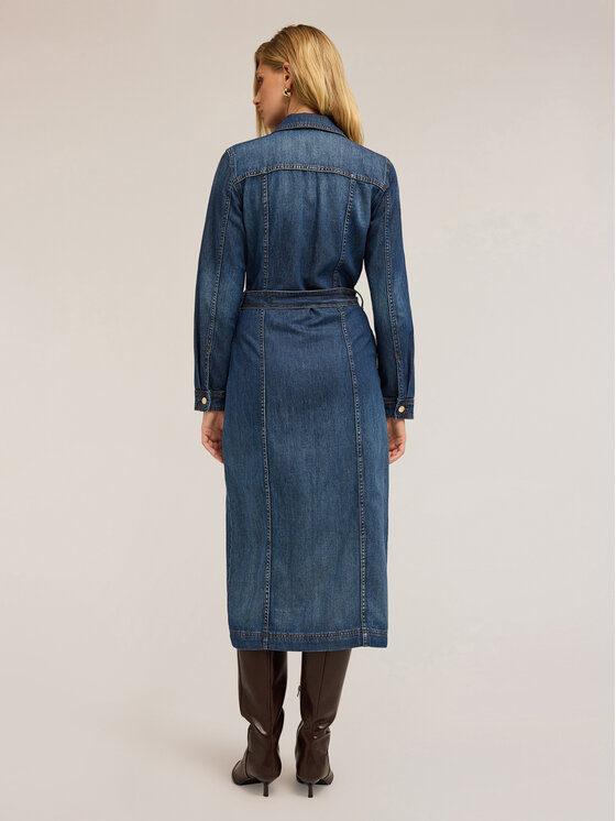 Motivi Motivi Vestito da giorno 7237Q003355N024 Blu Baggy Fit