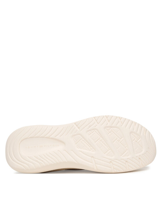 Tommy Hilfiger Tommy Hilfiger Sportcipők Th Knit Extralight Runner FW0FW09112 Bézs