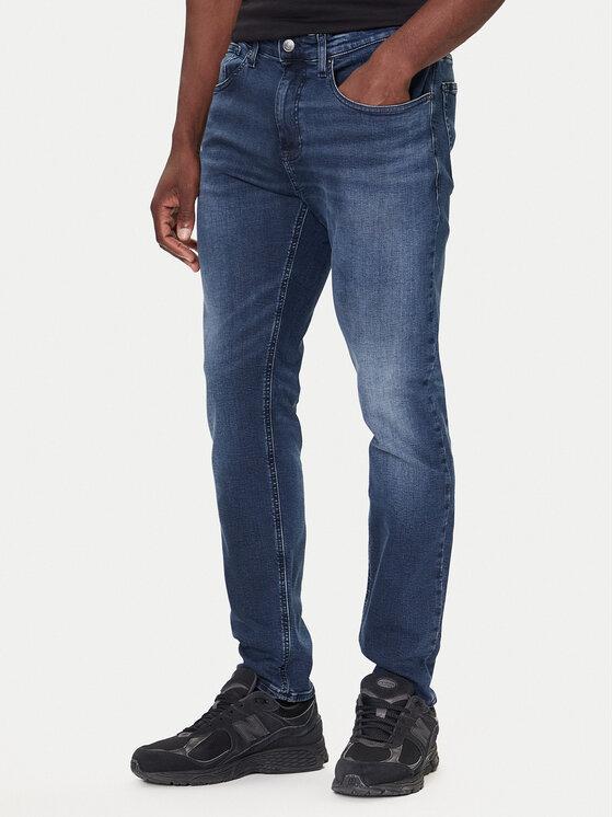 Tommy Jeans Tommy Jeans Blugi DM0DM22247 Bleumarin Slim Fit