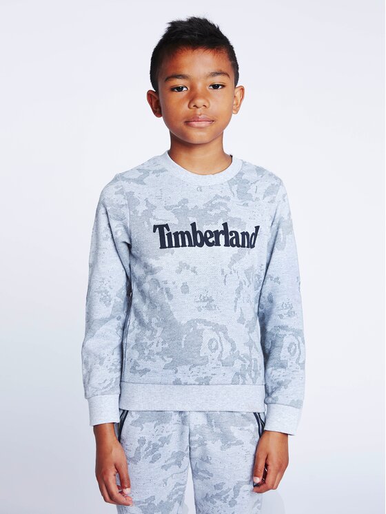 Timberland Timberland Μπλούζα T25U10 D Γκρι Regular Fit