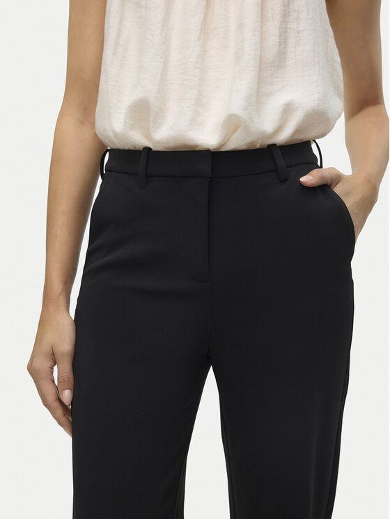 Vero Moda Vero Moda Szövet nadrág Maya 10267718 Fekete Straight Fit