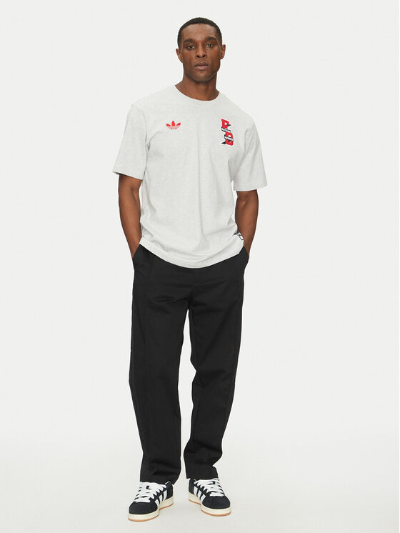 adidas adidas Тишърт FC Bayern VRCT JL6112 Сив Regular Fit