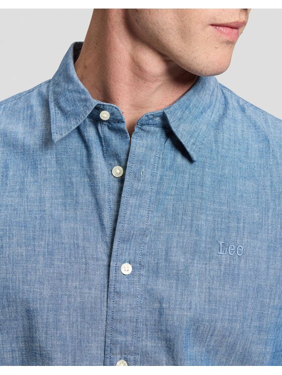 Lee Lee Koszula SHIRT Niebieski Regular Fit