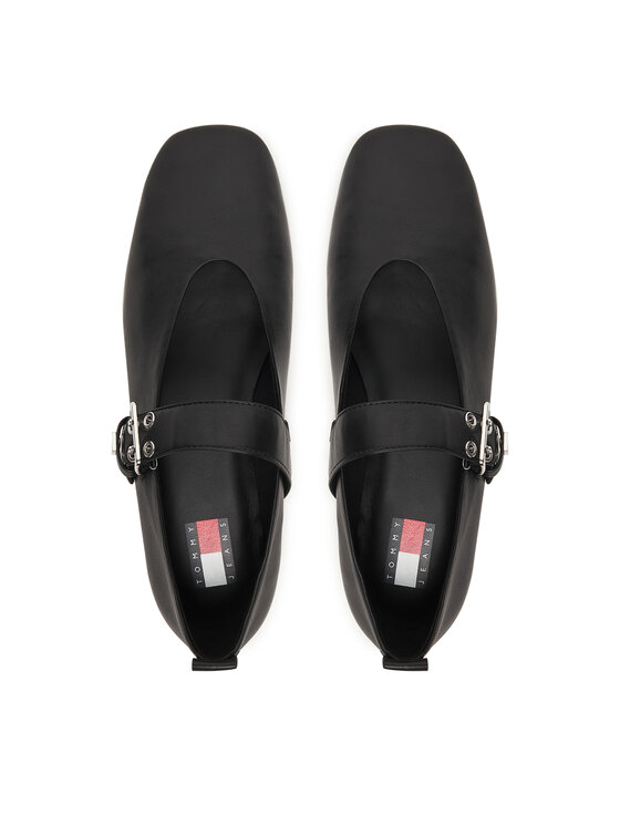 Tommy Jeans Tommy Jeans Balerina Tjw Ballerina Buckle EN0EN03019 Fekete