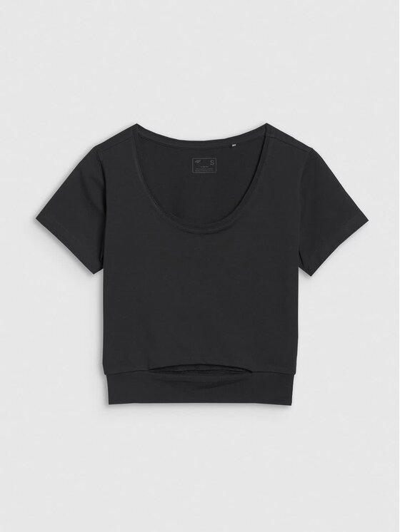 4F 4F T-shirt 4FRSS25TTSHF2695-20S Nero Authentic Slim Fit