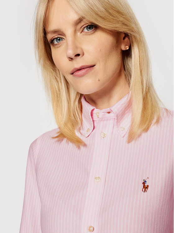 Polo Ralph Lauren Polo Ralph Lauren Сорочка Oxford 211664416 Рожевий Slim Fit
