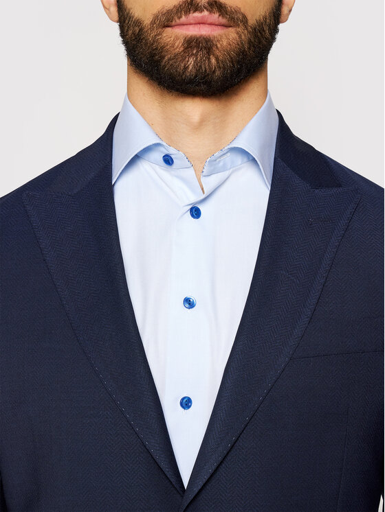 Oscar Jacobson Oscar Jacobson Odijelo Faron 2179 5674 Tamnoplava Slim Fit