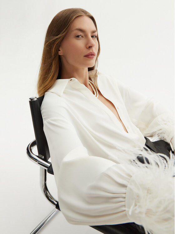 ACCESS FASHION ACCESS FASHION Marškiniai 44-7044-198 Balta Relaxed Fit