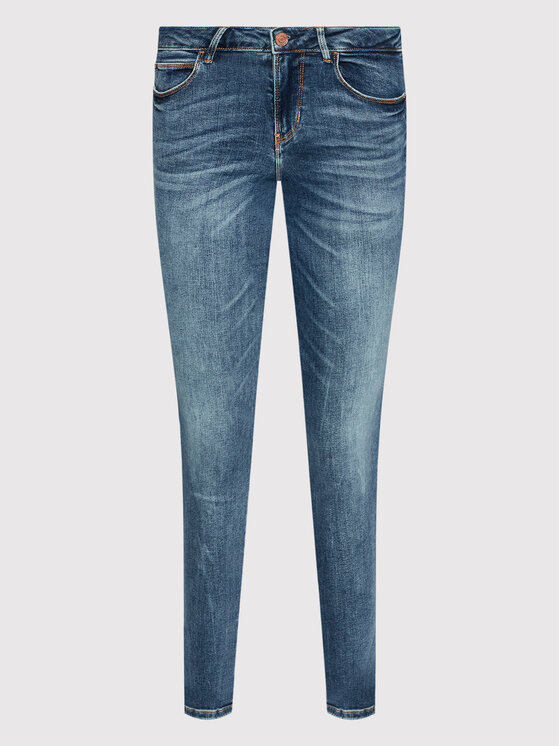 Guess Guess Džinsi W2YAJ2 D4Q02 Zils Skinny Fit