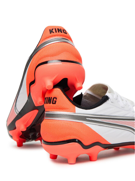 Puma Puma Buty do piłki nożnej King Match Fg/Ag Jr 108837 01 Biały