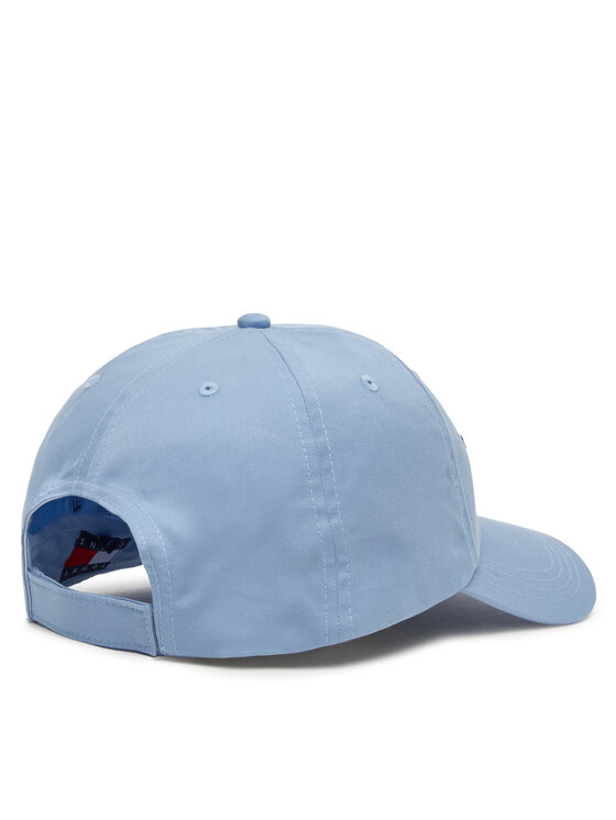 Tommy Jeans Tommy Jeans Kapa s šiltom Linear Logo 6 Panel AW0AW16868 Svetlo modra