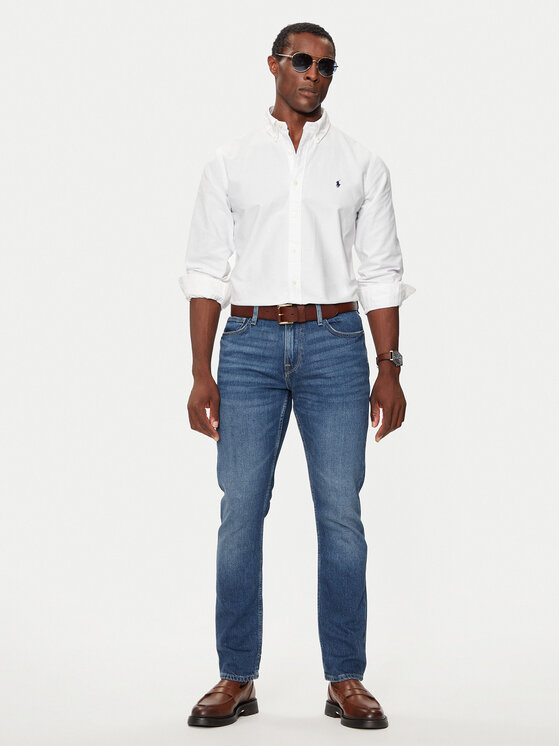 Polo Ralph Lauren Polo Ralph Lauren Сорочка Bsr 710772290 Білий Custom Fit