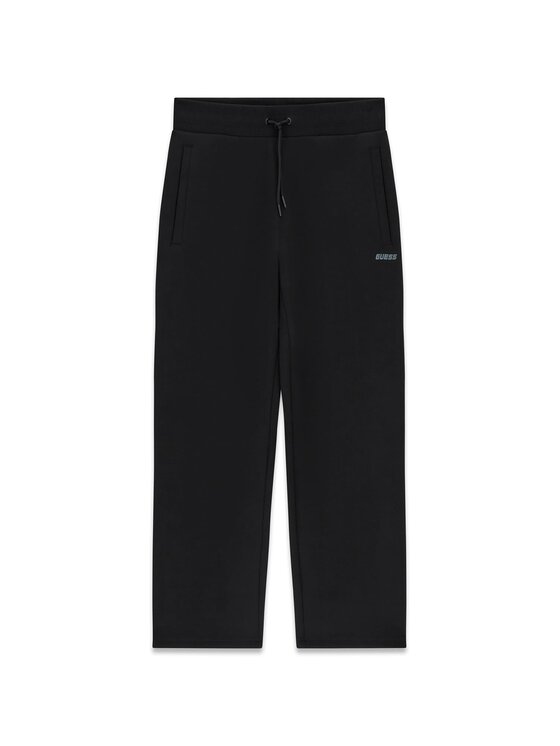 Guess Guess Kalhoty z materiálu 180801 Černá Regular Fit