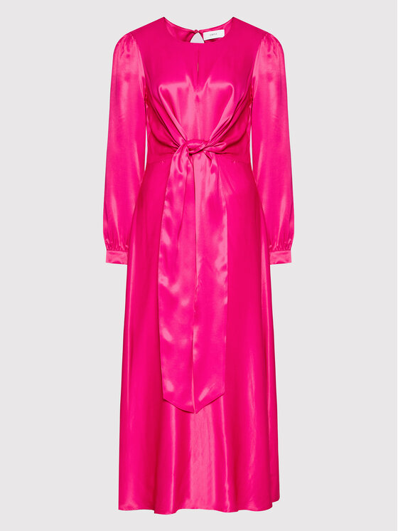 Simple Simple Každodenné šaty SUD072 Ružová Regular Fit
