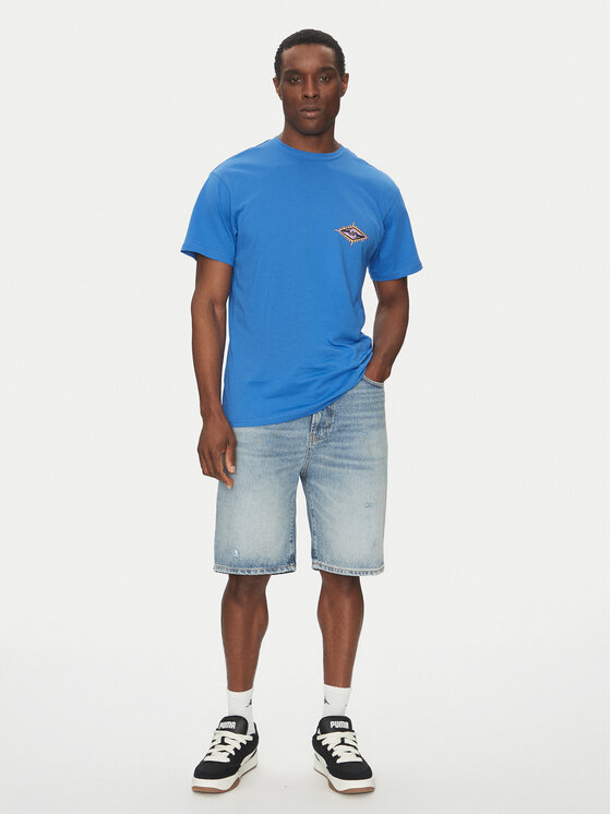Quiksilver Quiksilver Tričko EQYZT08046 Modrá Regular Fit