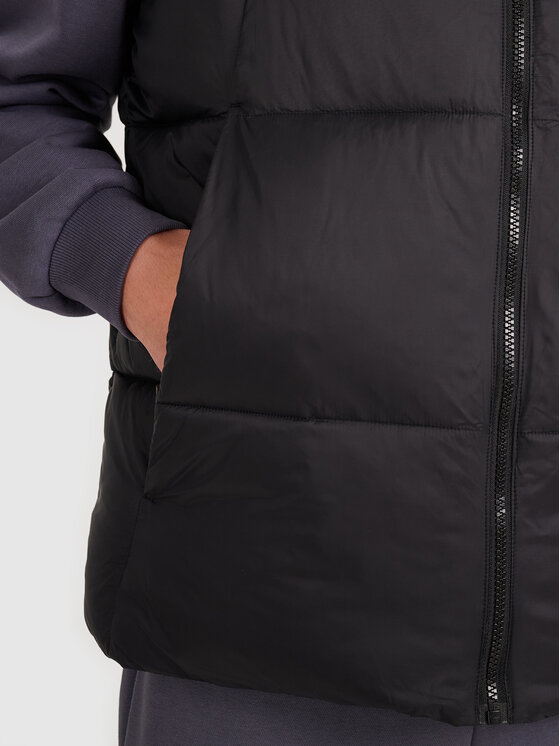 4F 4F Kamizelka APRES SKI Czarny Regular Fit