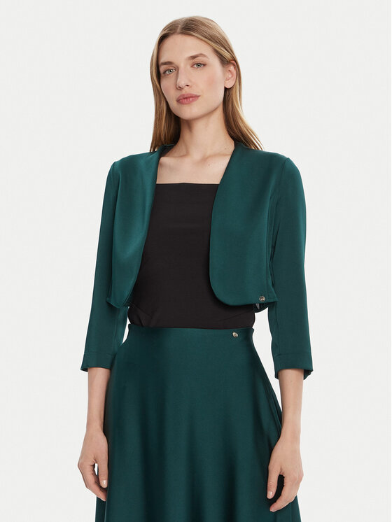 Rinascimento Rinascimento Bolerko CFC0125060003 Zielony Regular Fit
