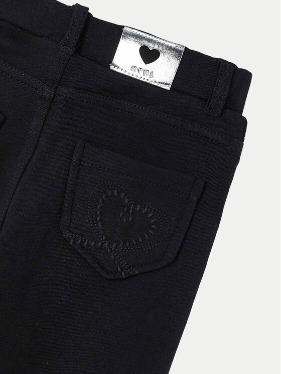 Mayoral Mayoral Pantaloni di tessuto 511 Nero Regular Fit