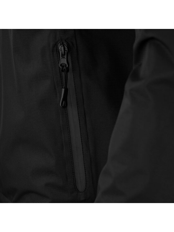 Alpinus Alpinus Kurtka przeciwdeszczowa Paterno Czarny Active Fit