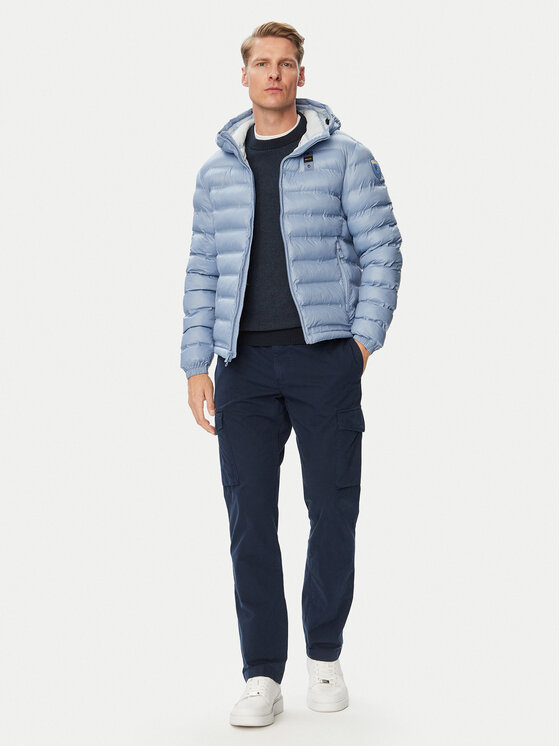 Blauer Blauer Ziemas jaka Charles 26WBLUC02218 Gaiši zila Regular Fit