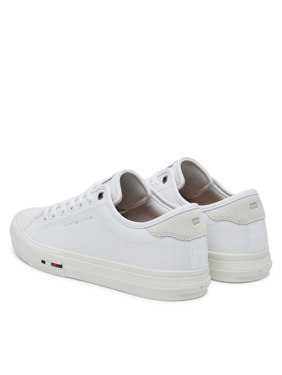 Tommy Hilfiger Tommy Hilfiger Teniși Th Hi Vulc Street Stitch FM0FM05645 Alb