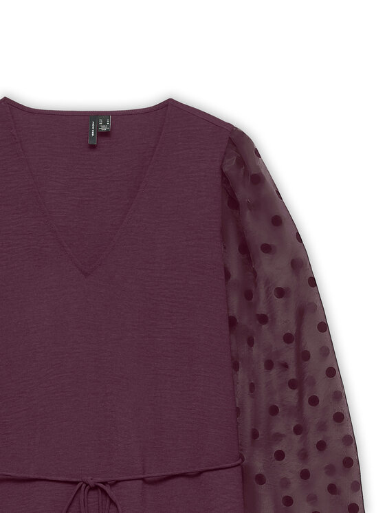 Vero Moda Vero Moda Коктейлна рокля Alva 10337473 Виолетов Regular Fit