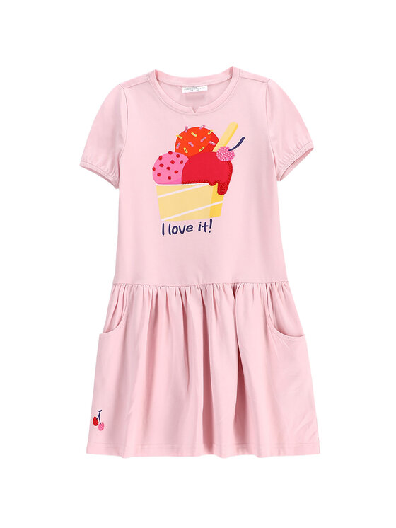 Coccodrillo Sukienka codzienna WC5129201HGK Różowy Regular Fit