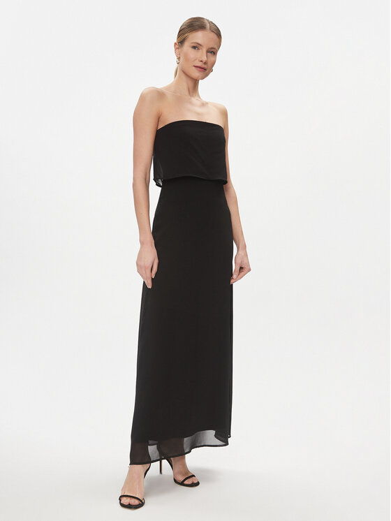 Vila Vila Õhtune kleit Milina 14094089 Must Regular Fit