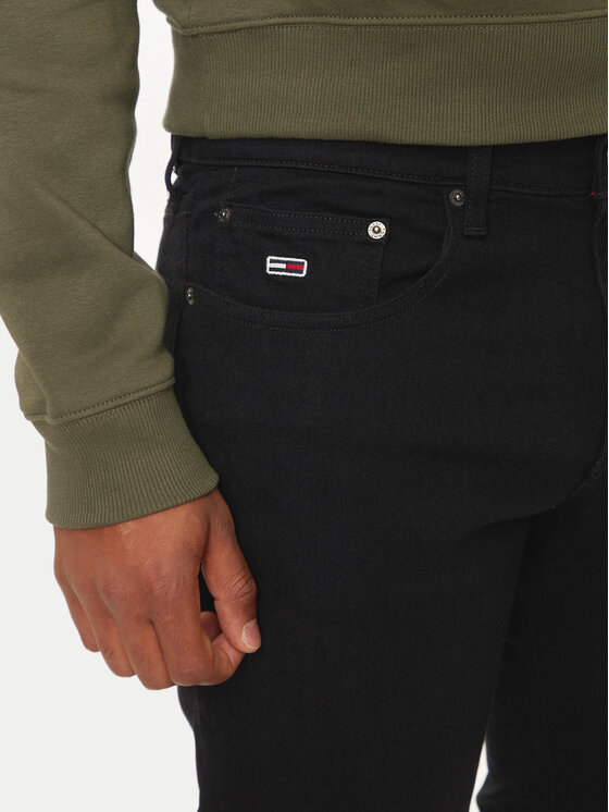 Tommy Jeans Tommy Jeans Traperice Scanton DM0DM20707 Crna Slim Fit