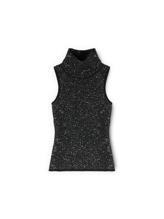 Motivi Motivi Cardigan M096W003785N033 Nero Slim Fit