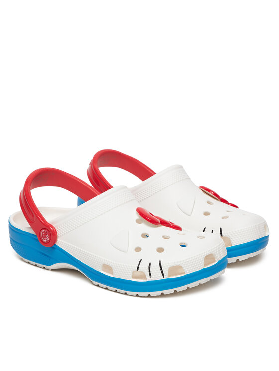 Crocs Crocs Plätud Hello Kitty Iam Classic Clog 209438 Valge