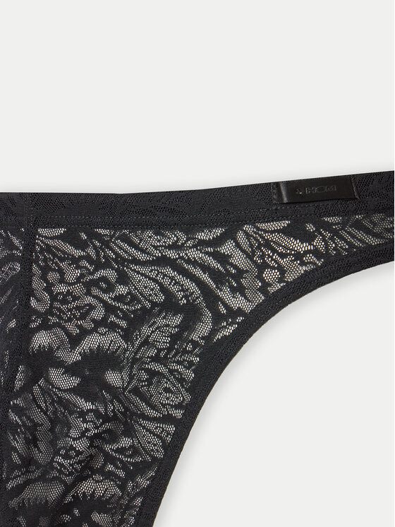 HOM HOM Tanga 402886 Fekete