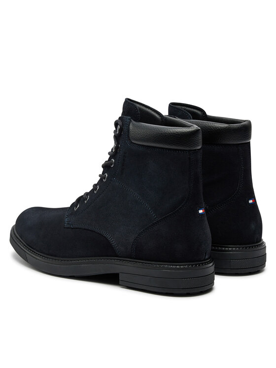 Tommy Hilfiger Tommy Hilfiger Čižmy Outdoor Suede FM0FM05193 Tmavomodrá