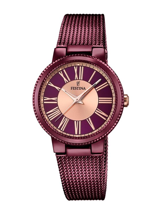 Festina Festina Zegarek 16966/1 Bordowy