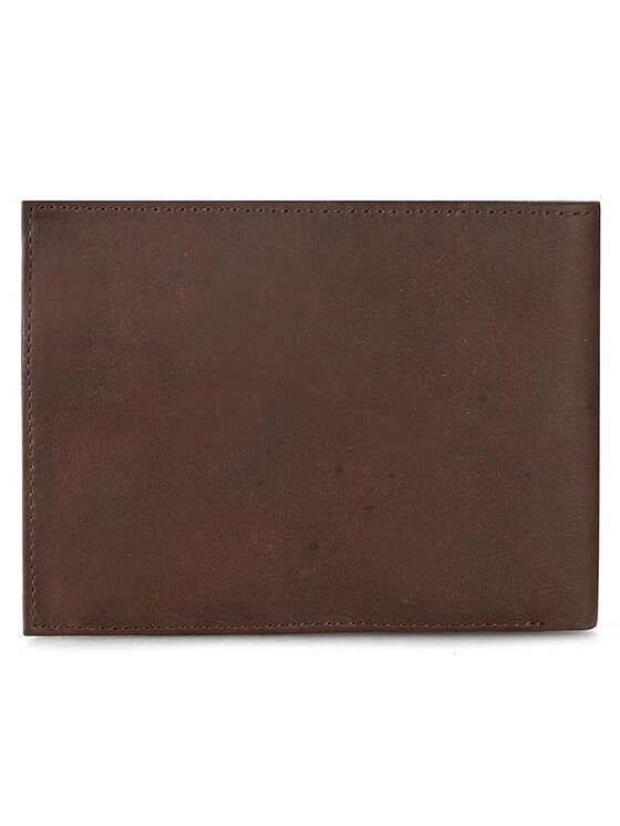 Tommy Hilfiger Tommy Hilfiger Liels vīriešu maks Johnson Cc And Coin Pocket AM0AM00659 Brūns