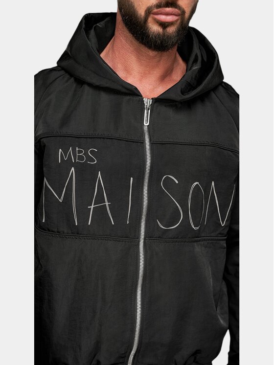 MADE BY SOCIETY MADE BY SOCIETY Kurtka anorak PULSE - H17740 Czarny Basic Fit
