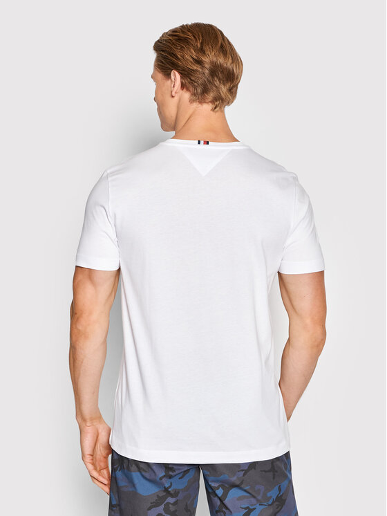 Tommy Hilfiger Tommy Hilfiger T-shirt Camo MW0MW24548 Bianco Regular Fit
