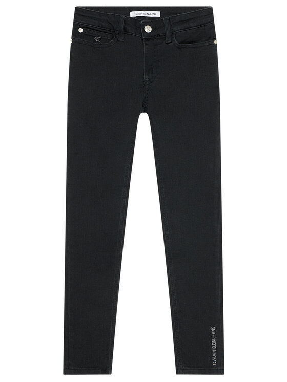 Calvin Klein Jeans Džinsi Clean Black Strech IG0IG01206 Melns Skinny Fit