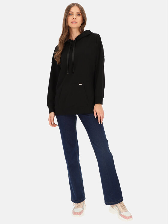 L’AF L’AF Bluza Marcy Czarny Regular Fit