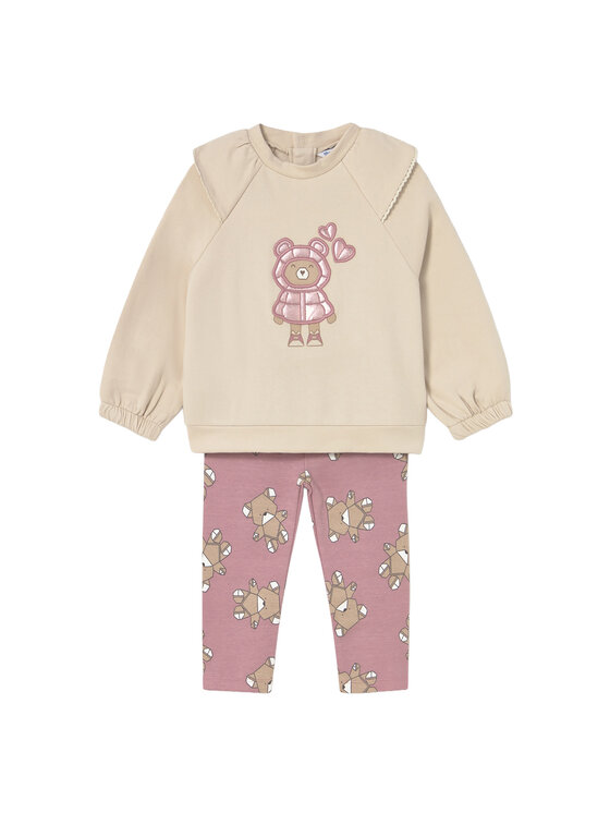Mayoral Mayoral Set majica dugih rukava i leggins 2741 Šarena Regular Fit