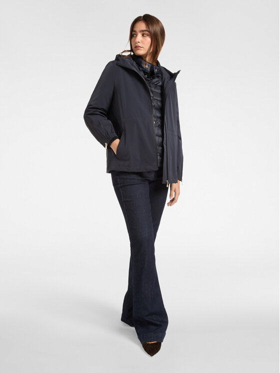 Elena Mirò Elena Mirò Giubbotto piumino F246P000189N034 Blu A-Line Fit