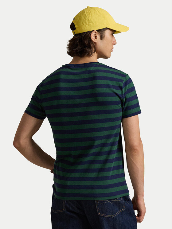 Polo Ralph Lauren Polo Ralph Lauren Тишърт 710803479031 Зелен Custom Slim Fit