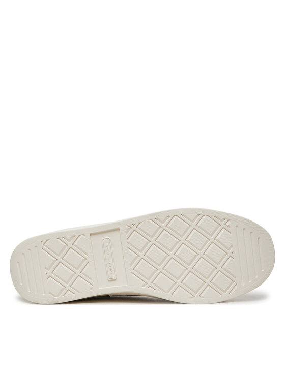 Tommy Hilfiger Tommy Hilfiger Laisvalaikio batai Heritage Sneaker Perf FW0FW08380 Balta