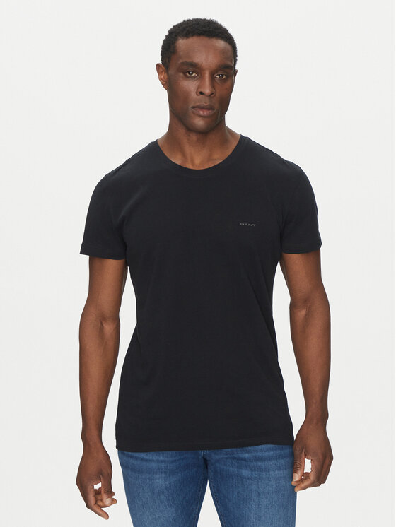 Gant Gant Set 2 majice 900012008 Crna Regular Fit