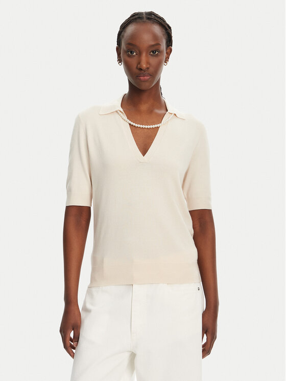 Liu Jo Maglione WA5222 MS49I Beige Regular Fit, taglia : S