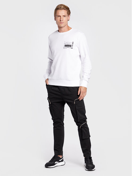 Felpa MSS-69SAMWELL Bianco Regular Fit