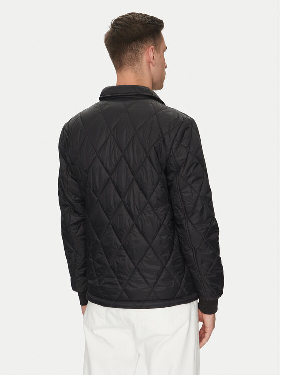 Geox Geox Kevad-sügis jope Decio M5522S T3132 F9000 Must Regular Fit