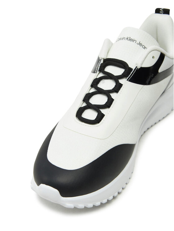 Calvin Klein Jeans Calvin Klein Jeans Sneakersy Eva Runner Low Lace Ml YM0YM00968 Biela