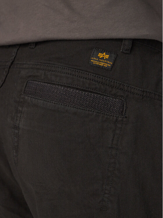 Alpha Industries Alpha Industries Bavlnené šortky 266256 Čierna Regular Fit